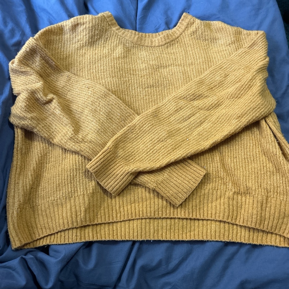 H&M Warm Brown Crew Neck Sweater